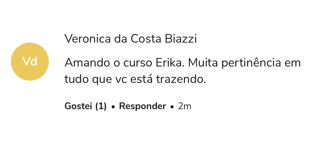 Depoimento de aluno 4 do curso O Novo Líder